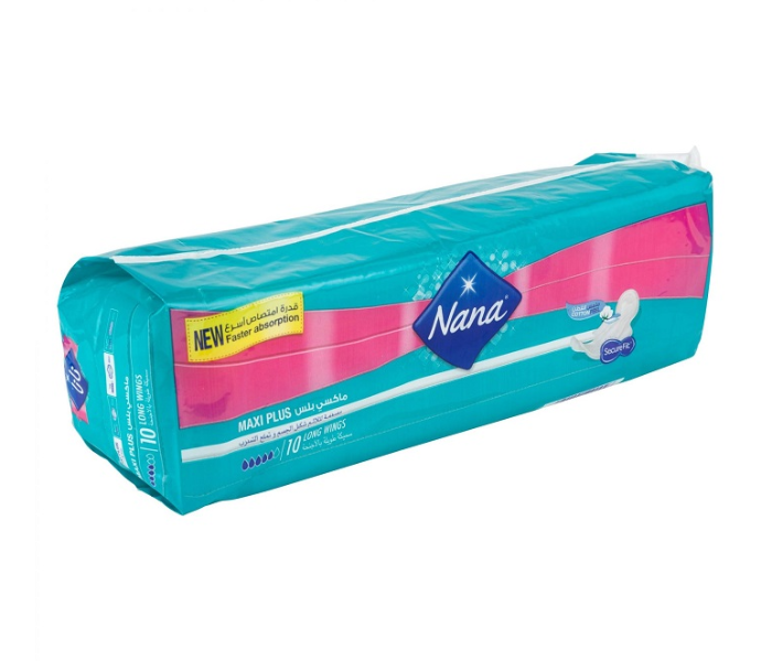 Nana 10 Piece Maxi Plus Normal Wings Sanitary Pad - Zoom Image