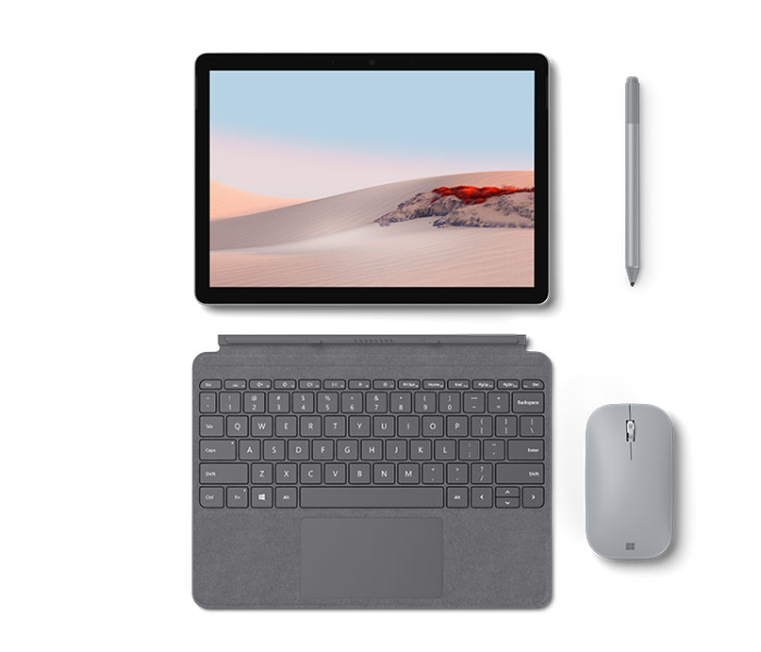 Microsoft Surface Go2 1GF-00005 Intel Core m3 Processor 8GB RAM 128GB Intel HD Graphics 615 Windows 10 Pro - Platinum - Zoom Image 1