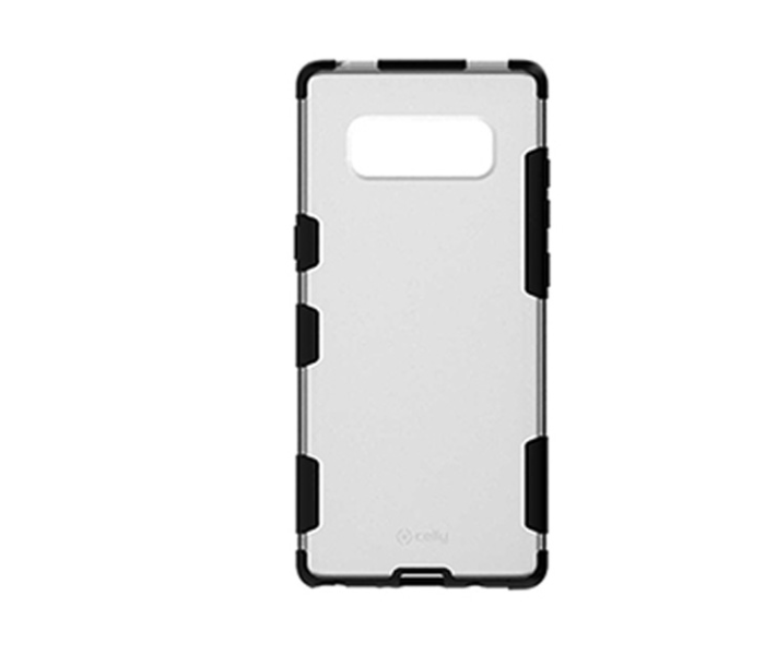 Celly Shockproof Hybrid Case Cover for Samsung Galaxy Note 8 - Black - Zoom Image