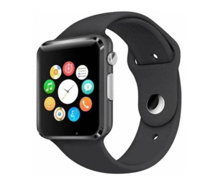 Modio A1 Mobile Smart Watch with Memory and Sim Card Slot - Black - Zoom Image 1