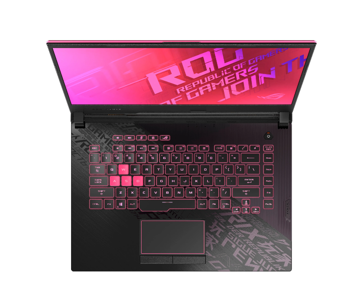 Asus ROG Strix G512 15.6 inch FHD Intel Core i7-10750H 8GB RAM 512GB SSD NVIDIA GeForce GTX 1650Ti Windows 10 Gaming Laptop - Black - Zoom Image 2