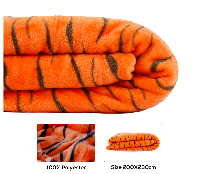 Para John Parry Life PLBL7039 Single Fleece Blanket - Orange - Zoom Image 4