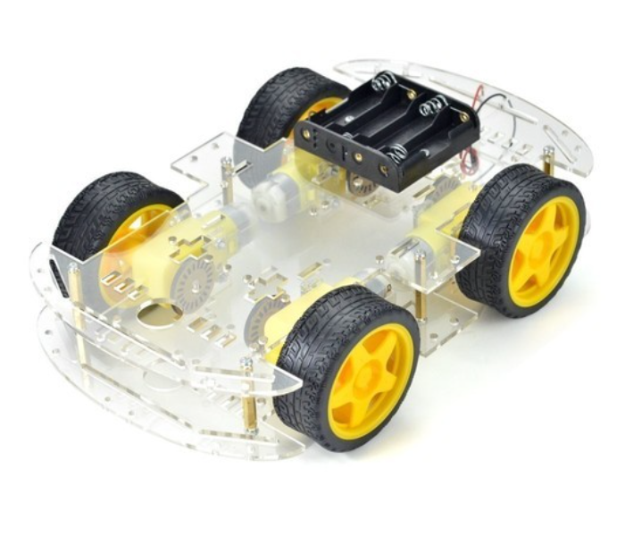 Car Kit 4 Wheel Drive Acrylic Chasis - Zoom Image 1