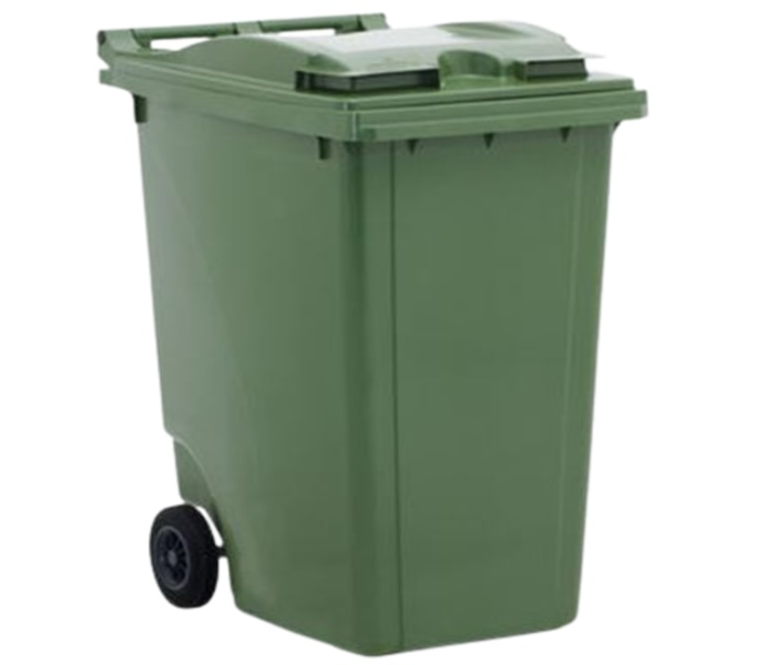 Trash 360Litre for Kitchen Office Street Garbage Cans - Green - Zoom Image