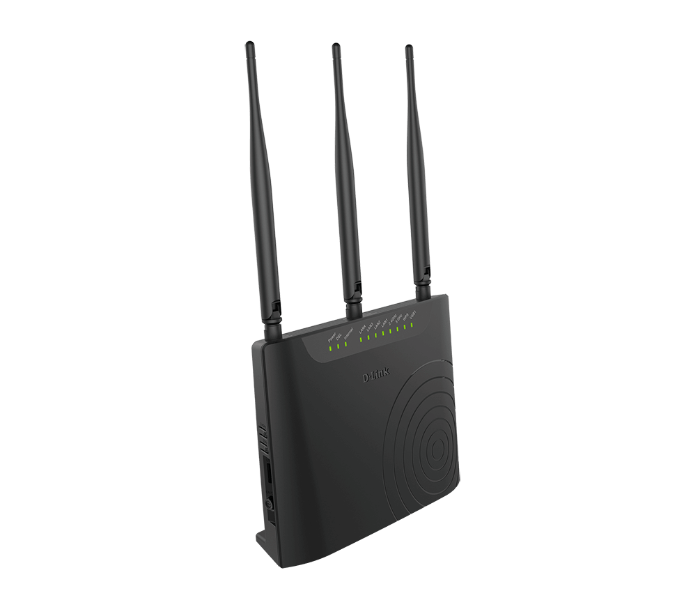 D-Link DL-RT-DSL-2877AL Dual Band 11ac ADSL2 Plus Four Port Wireless Router - Black - Zoom Image 3