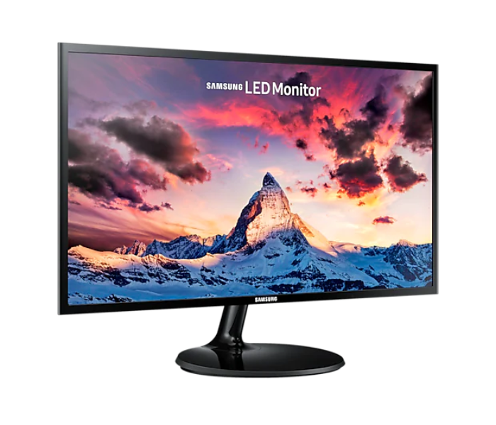 Samsung LS24F350FHMXUE 24 inch FHD Super Slim Monitor - Black - Zoom Image 1