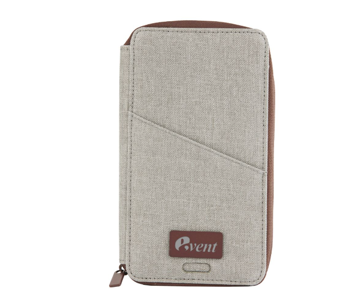 Generic EM60498 Water Resistant Notebook with 4000mAh Powerbank - Brown and Grey - Zoom Image 4