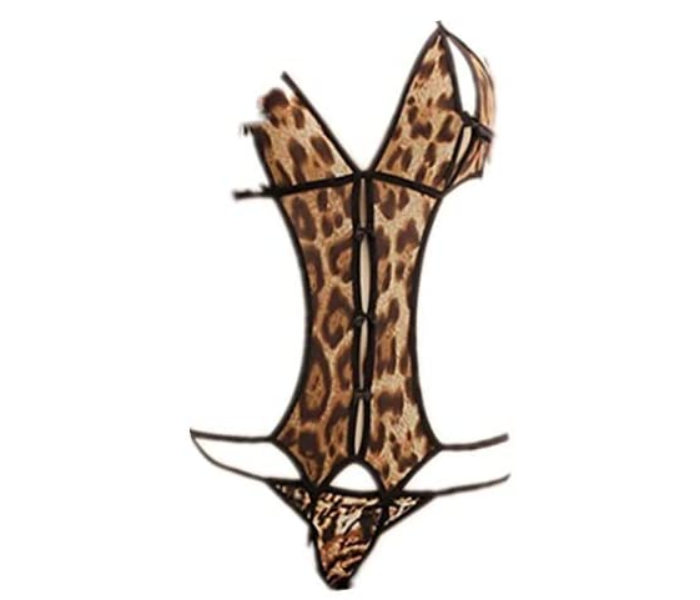 CJ 2013 Leopard Siamese Lingerie Sleepwear - Zoom Image