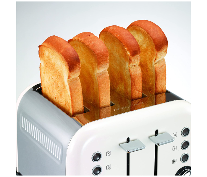 Morphy Richards 242005EE Accents 4 Slice Toaster - White - Zoom Image 4