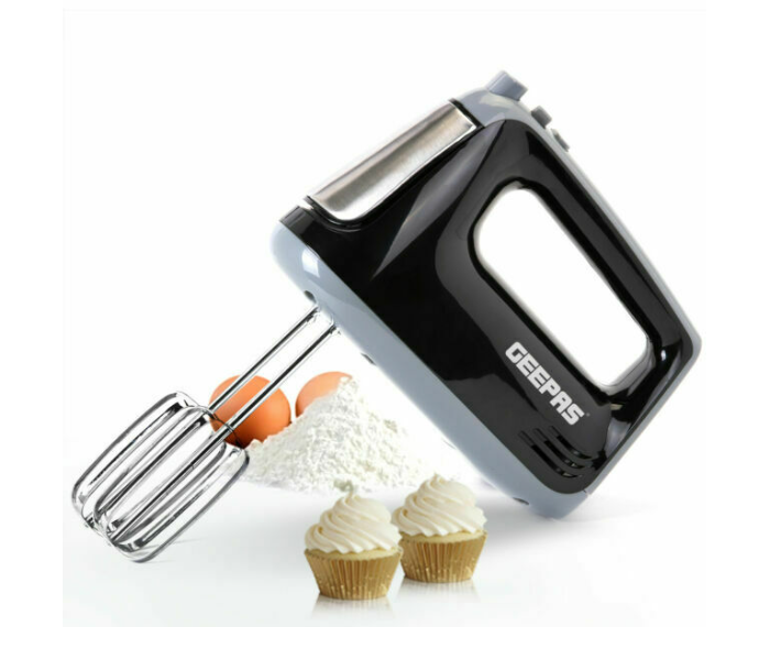 Geepas GHM43020UK 5 Speed Hand Mixer - Black - Zoom Image 1