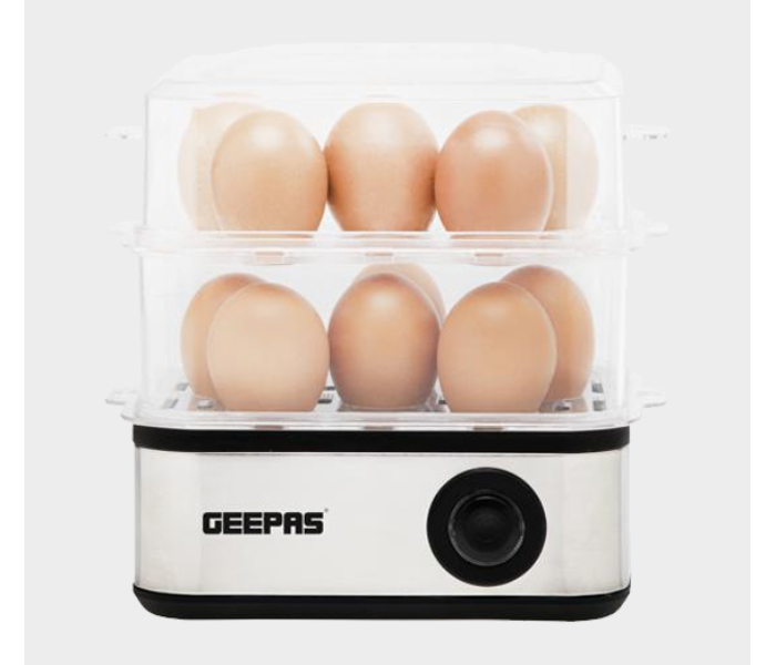 Geepas GEB63019UK Egg Boiler - White and Black - Zoom Image 2