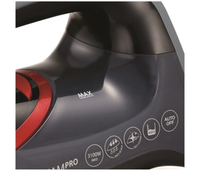 Morphy Richards 303125 Turbo Steam Pro Ionic Steam Iron - Black and Red - Zoom Image 2