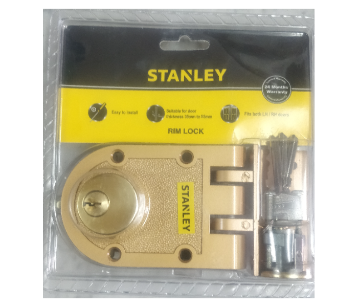 Stanley HPL ZA DB 3BR 35 MM TO 55MM Cylinder Rim Lock Key - Bronze - Zoom Image 1