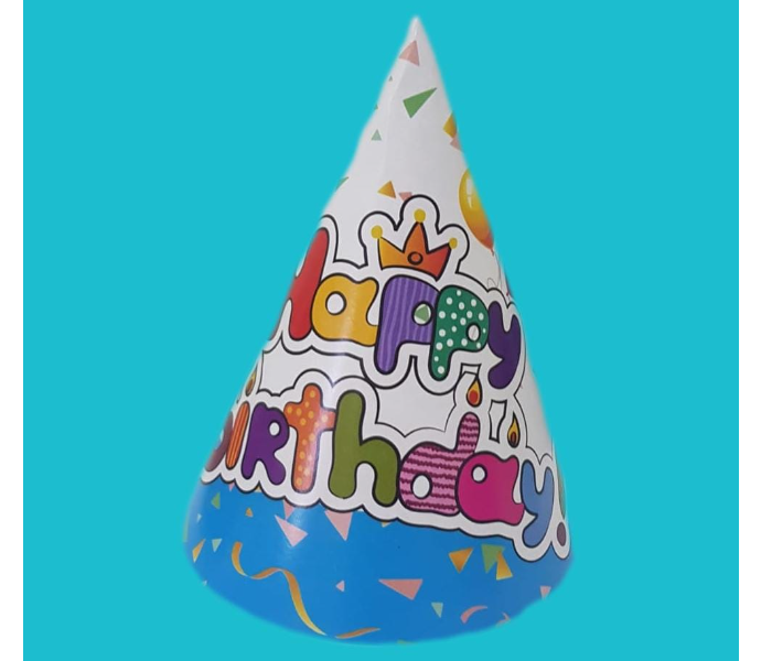 Cartoon Design 1 Pcs Happy Birthday Party Hat Unisex  - Zoom Image 1