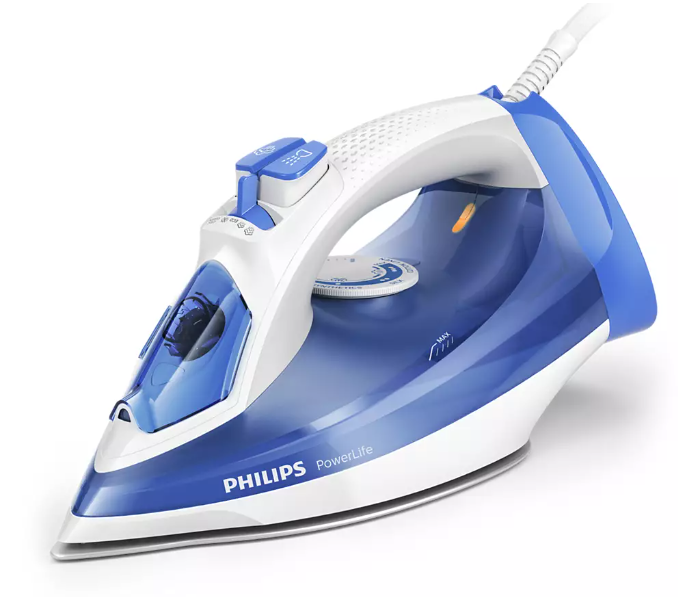 Philips GC2990 2300W PowerLife Steam Iron - White and Blue - Zoom Image 1