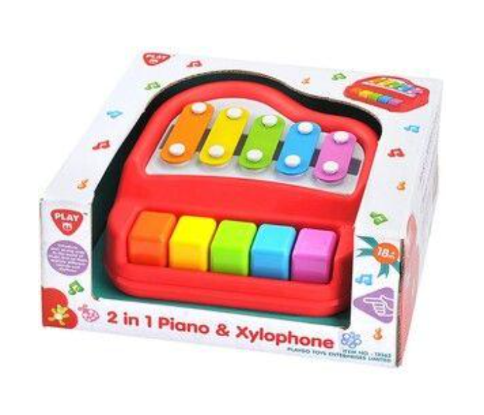 PlayGo 13363 2 In 1 Piano and Xylophone Toy for Kids - Zoom Image 2