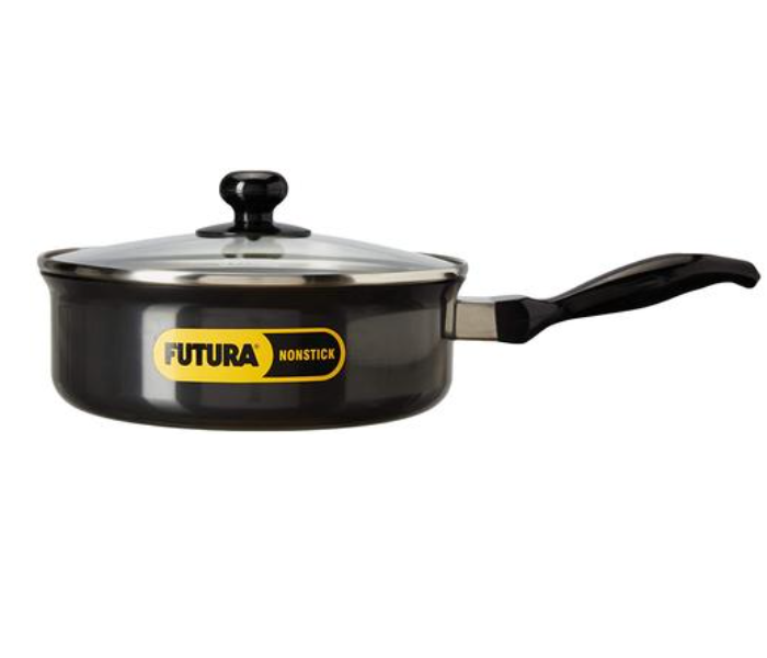 Hawkins Futura Q62 2 Litre Non Stick Curry Pan With Glass Lid - Black - Zoom Image 2