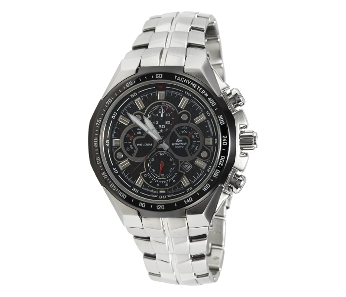 Casio Edifice EF-554SP-1AVUDF  Black Dial Chronograph Watch for Men - Silver - Zoom Image 1