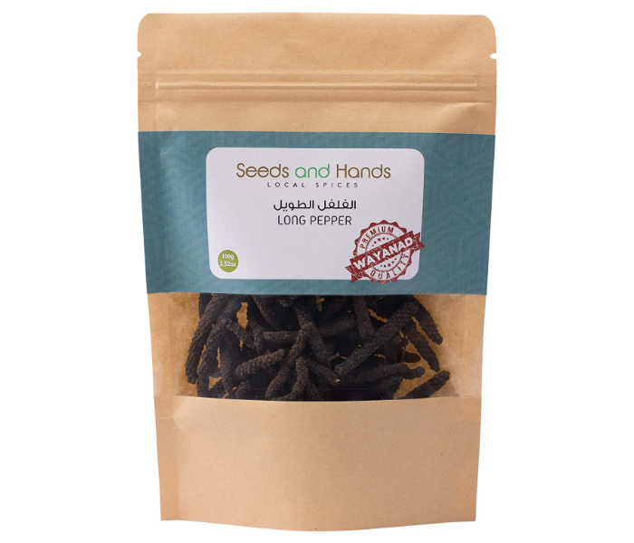 Seeds and Hands 100g Wayanad Long Pepper Thippili Pipali Whole - Zoom Image