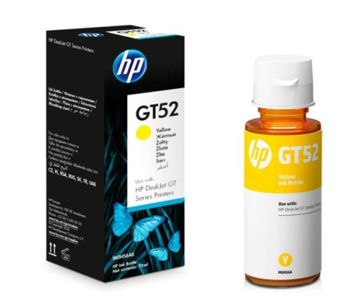 HP M0H56AE GT52 Ink Bottle - Yellow - Zoom Image