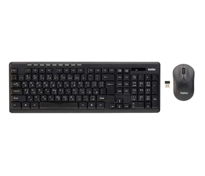 Imation Noma 700 2.4G Wireless Keyboard and Mouse Combo - Black - Zoom Image 4