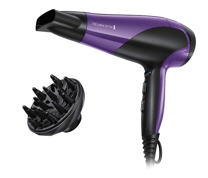 Remington D3190 2200W Ionic Conditioning Hair Dryer - Black and Blue - Zoom Image 1