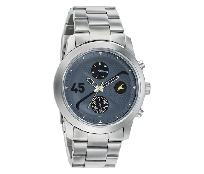 Fastrack 3216SM01 The Arena - Skating Arena Inspired Layered Watch - Silver - Zoom Image 1