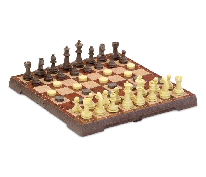 Cayro 453 Medium Magnetic Chess And Draughts Game for Kids - Zoom Image 2