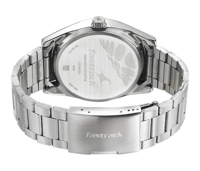 Fastrack 3218SM02 The Slide - Skateboard Inspired Layered Watch - Silver - Zoom Image 4