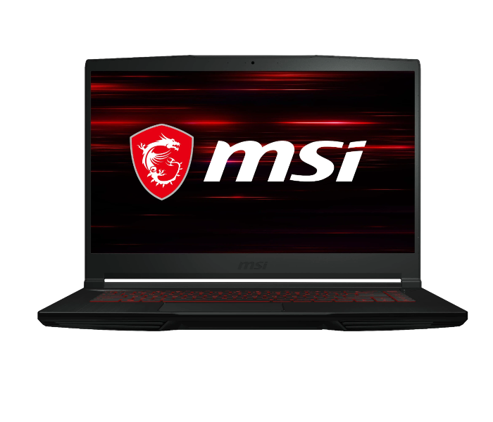 MSI GF63 15.6 inch FHD Intel Core i5-10300H 8GB RAM 256GB SSD 4GB NVIDIA GeForce GTX 1650 Windows 10 Gaming Laptop - Black - Zoom Image 1