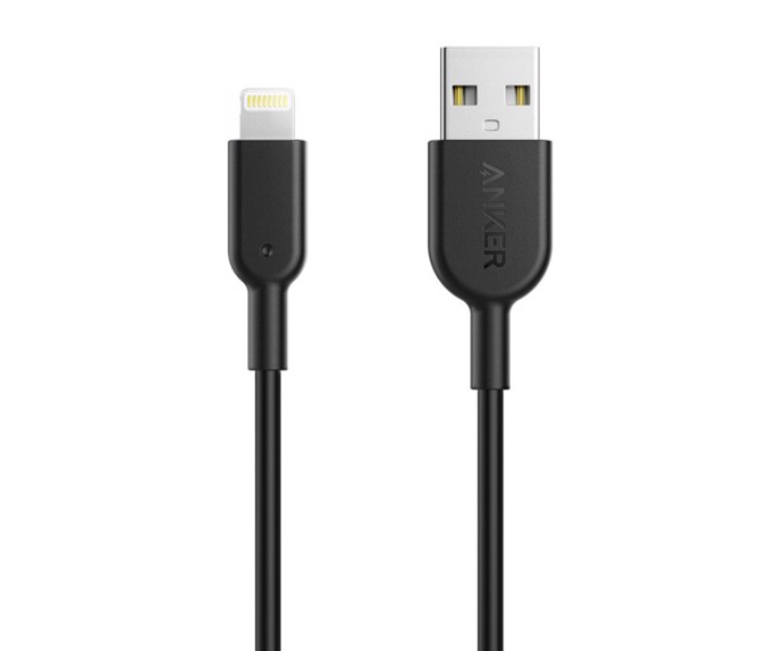 Anker A8812 Power Line III Lightning Cable 0.9m Length - Black - Zoom Image 2