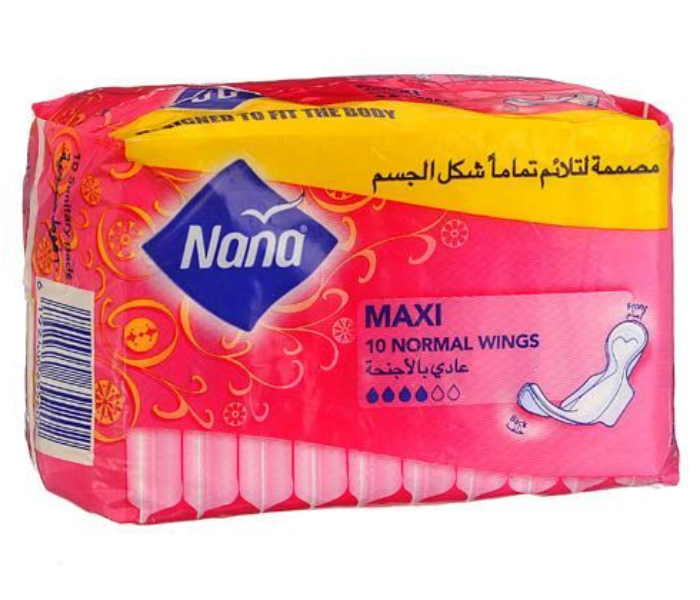 Nana 10 Piece Maxi Normal Wings Sanitary Pad - Zoom Image