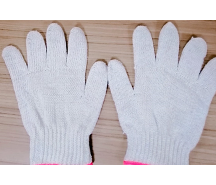 Mohajl 12 Pair of Cotton Gloves - White - Zoom Image 1