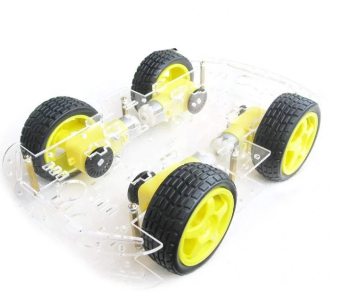 Car Kit 4 Wheel Drive Acrylic Chasis - Zoom Image 2