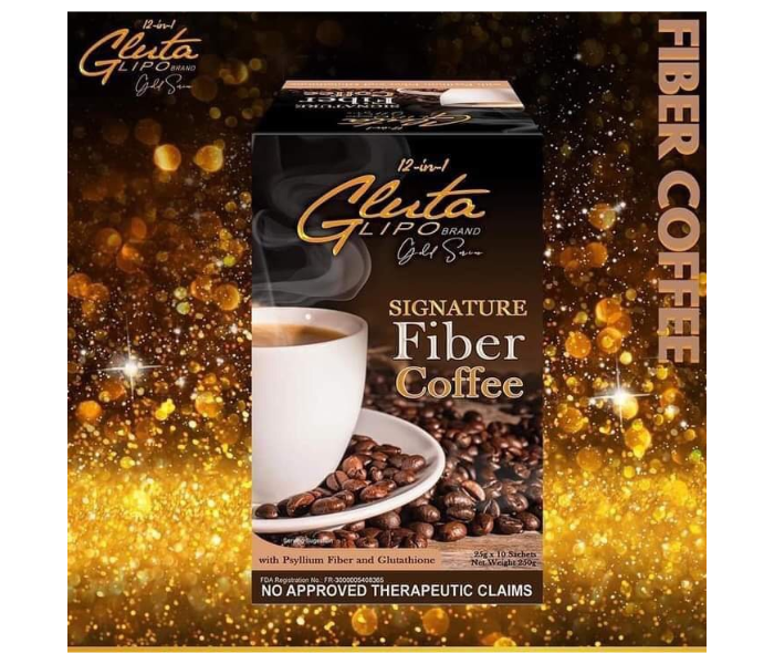 Glutalipo 12 in1 Gold Series Signature Fiber Coffee - Zoom Image 2