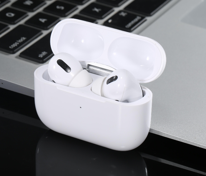 Air Pro 3 Bluetooth Earbuds with Charging Box - White - Zoom Image 3