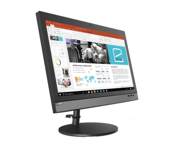 Lenovo V330 19.5 inch HD Intel Core i3-9100 4GB RAM 1TB HDD Non-Touch Integrated Graphics No OS Desktop - Black - Zoom Image