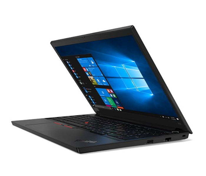 Lenovo ThinkPad E15 20RD007XAD 15.6inch FHD Intel Core i5 8GB RAM 1TB HDD 2GB AMD Radeon Graphics DOS English Arabic Keyboard Laptop with Free Carry Bag - Black - Zoom Image 2