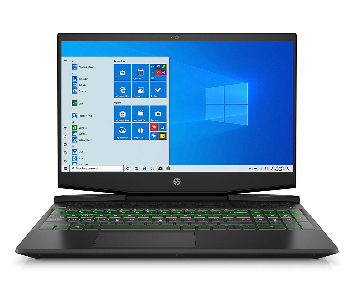 HP Pavilion 15-DK1056 15inch FHD Intel Core i5-10300H 8GB RAM 256GB SSD 4GB NVIDIA GeForce GTX 1650 Windows 10 Gaming Laptop - Black - Zoom Image 1