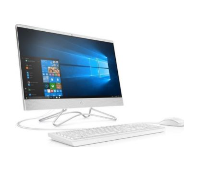 HP 200 G4 AiO 9US61EABH5 21.5 Inch Intel Core i5 10210U Processor 4GB RAM 1TB DOS - White - Zoom Image 1