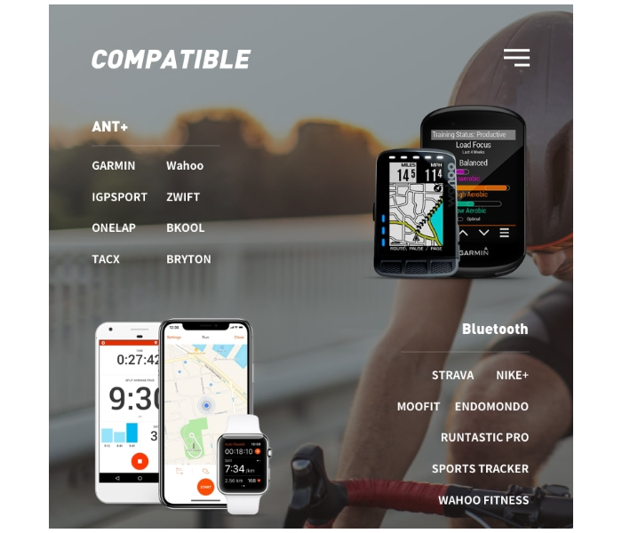 Xoss G Plus Wireless Waterproof Gps Bike Computer Speedometer Compatible With Ant- Sensors -Heart Rate Monitor Or Cadence Sensor Strava Sync - Zoom Image 5