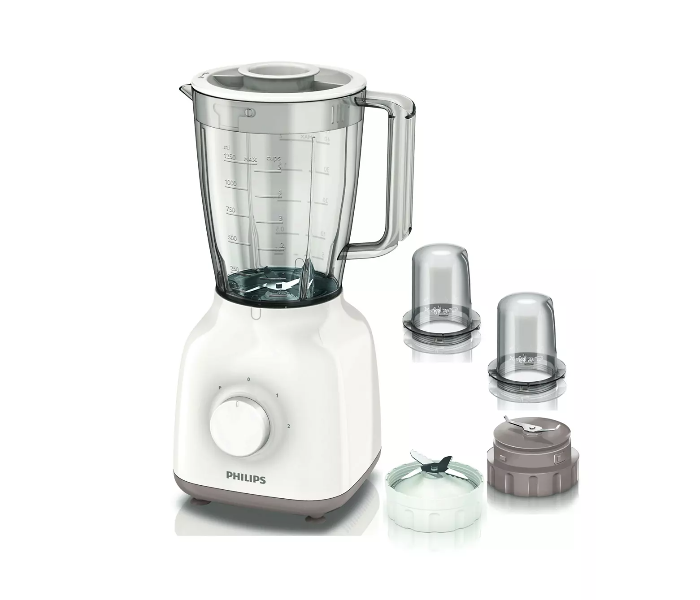 Philips HR2114 400W Blender - White and Beige - Zoom Image 1