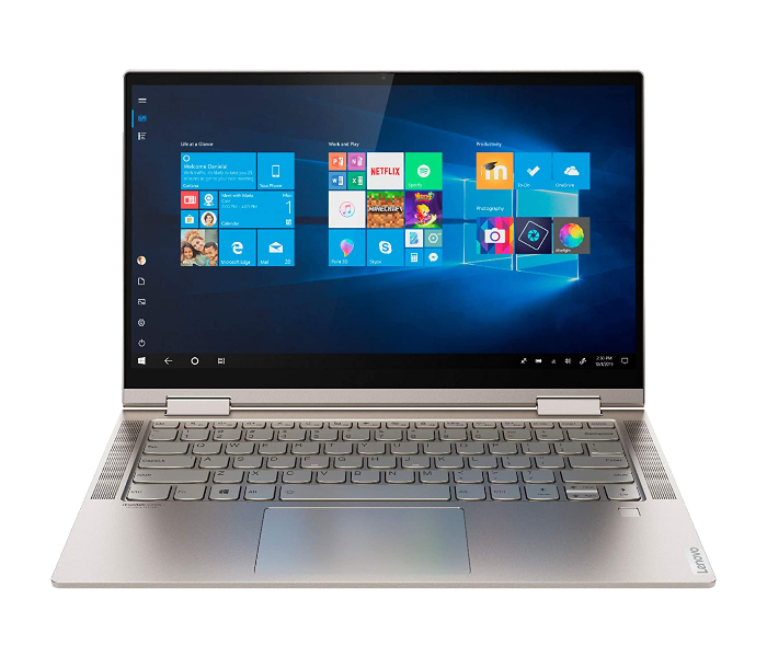 Lenovo Yoga C740 81TC000JUS 2 in 1 14 inch Intel Core i5-10210U 8GB RAM 256GB SSD Windows 10 Touchscreen Laptop - Mica - Zoom Image 2