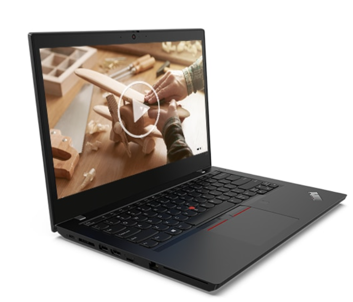 Lenovo ThinkPad L14 20U1S1X500 14.0 Inch HD Display Intel Core i5-10210U 1.8GH Processor 8GB DDR4 RAM 256GB SSD Integrated Intel Graphics Arabic Keyboard Windows 10 Pro - Black - Zoom Image 4