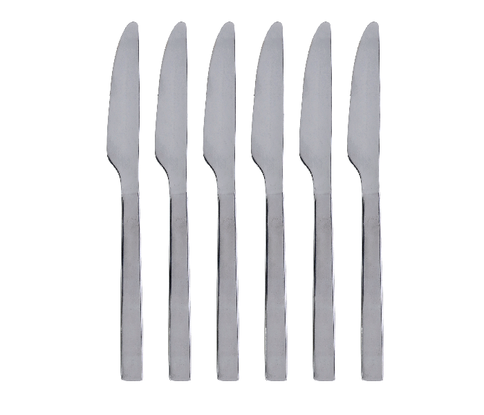 Royalford RF10070 6 Piece Stainless Steel Table Knife - Silver - Zoom Image 1