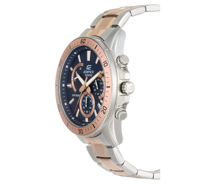 Casio Edifice EFR-552SG-2AVUDF Blue Dial Chronograph Watch for Men - Silver - Zoom Image 2