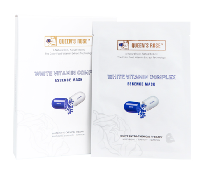 Queens Rose White Vitamin Complex Essence Mask - Made In Korea - Zoom Image 2