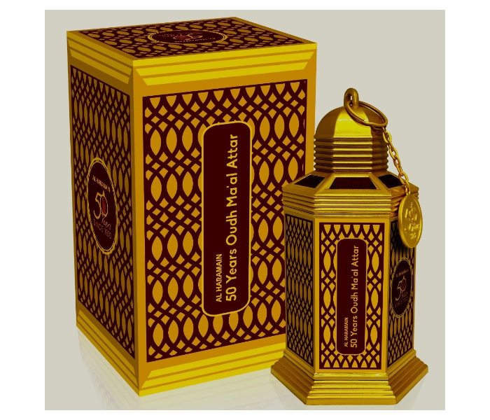 Al Haramain 50 Years  90g Oudh Ma Al Attar - Zoom Image