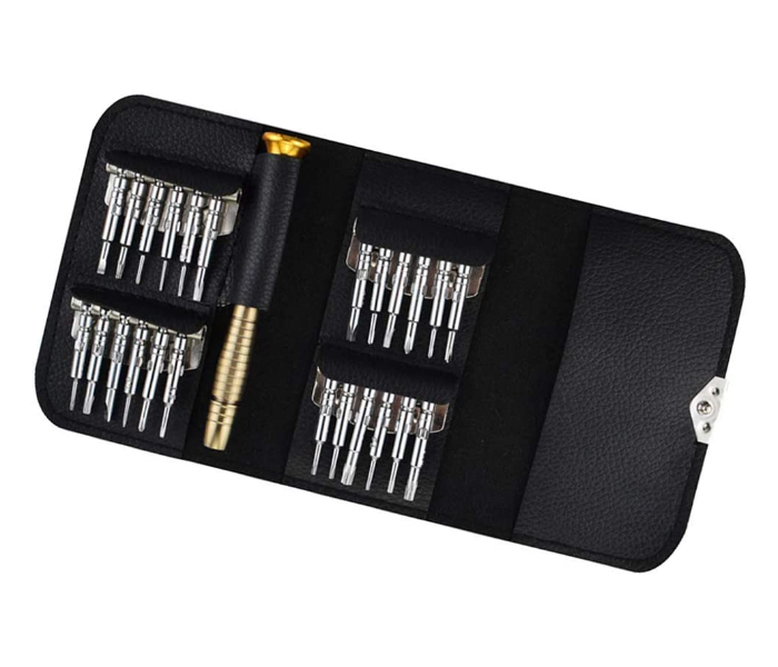 25 Pieces Precision Screwdriver Repair Tool Kit for Computer Horologe - Black - Zoom Image 7