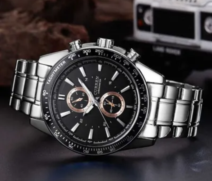 Curren 8010 Water Resistant Chronograph Watch for Men - Zoom Image 5